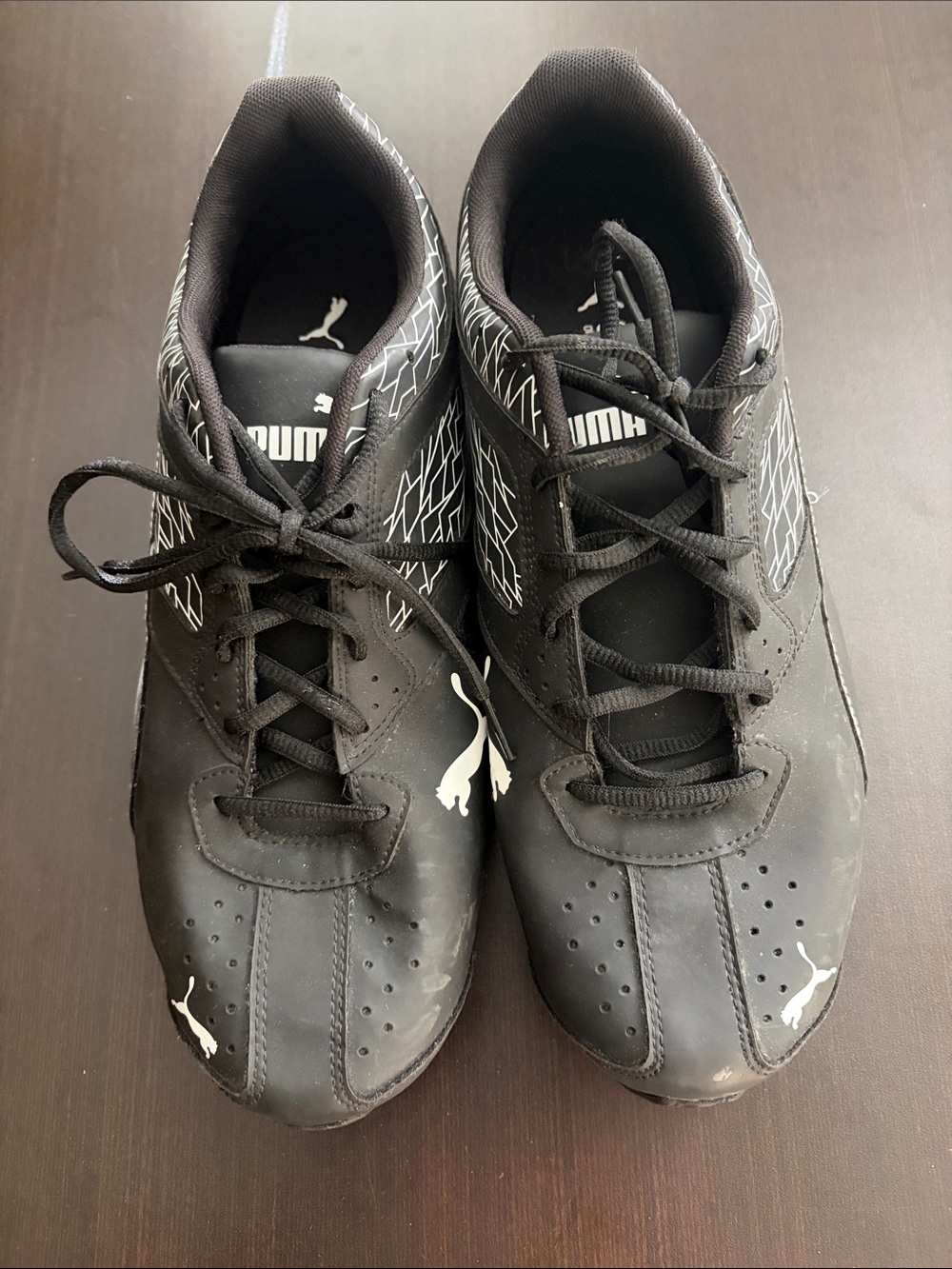 Puma Black Tazon 6 Athletic Lace-Up Sneakers 10 1/2 Men’s